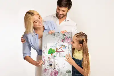 Virágos szegélyű parafatábla