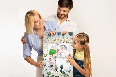 Virágmintás parafatábla