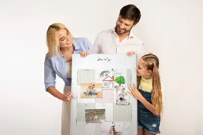 Nagy méretű parafatábla éves tervezővel