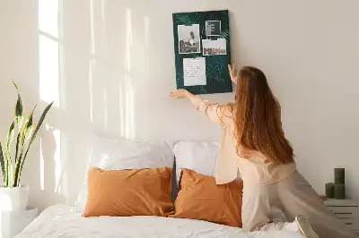 Parafatábla egzotikus levelek mintával