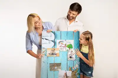 Színes kagylók mintás parafatábla