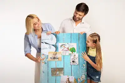 Színes kagylók mintás parafatábla