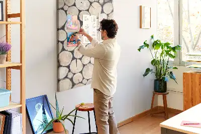 Parafatábla fa tuskókkal