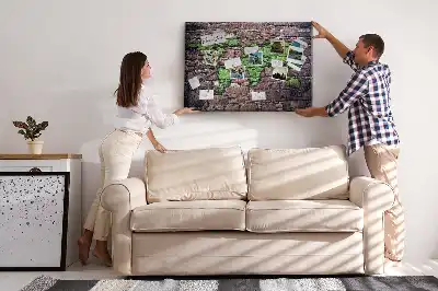 Parafatábla világtérkép falra