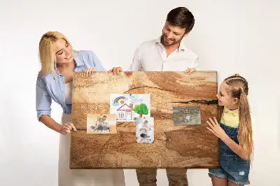 Fali parafa üzenőtábla fa textúrával
