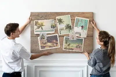 Fali parafa üzenőtábla polaroid képekhez