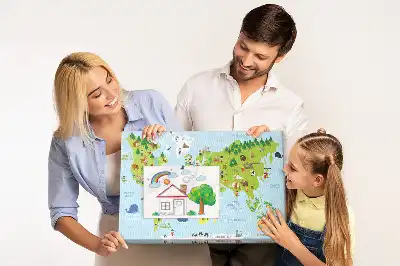 Kultúrák világtérképe parafatábla