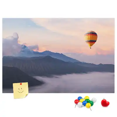Gyönyörű tájkép mintás parafatábla