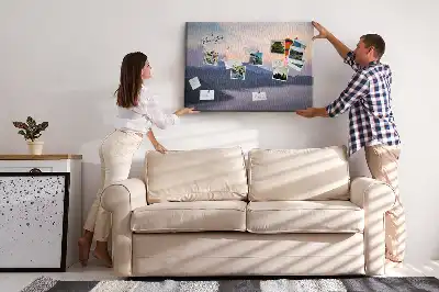 Gyönyörű tájkép mintás parafatábla