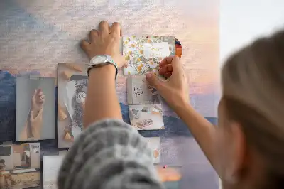 Gyönyörű tájkép mintás parafatábla