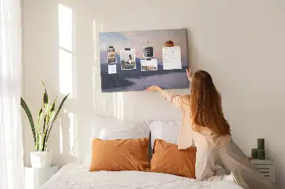 Gyönyörű tájkép mintás parafatábla