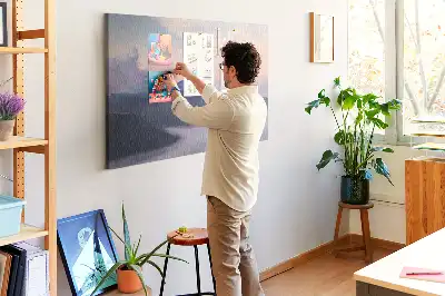 Gyönyörű tájkép mintás parafatábla
