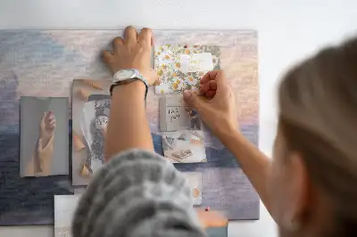 Gyönyörű tájkép mintás parafatábla