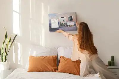 Gyönyörű tájkép mintás parafatábla