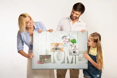 Parafa üzenőtábla lakásdekorációs Home felirattal