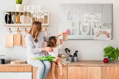 Parafa üzenőtábla lakásdekorációs Home felirattal
