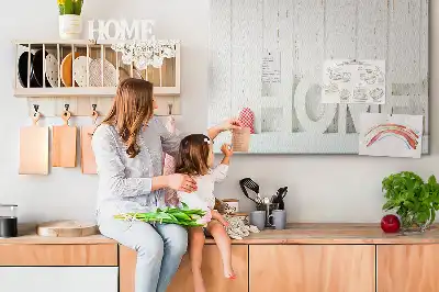 Parafa üzenőtábla lakásdekorációs Home felirattal