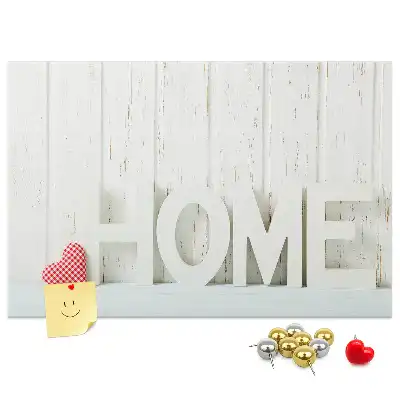 Parafa üzenőtábla lakásdekorációs Home felirattal