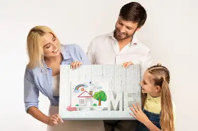 Parafa üzenőtábla lakásdekorációs Home felirattal