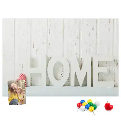 Parafa üzenőtábla lakásdekorációs Home felirattal
