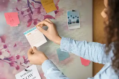 Tavaszi virágos parafatábla