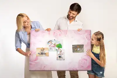 Rózsák absztrakció parafa üzenőtábla