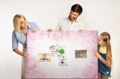 Rózsák absztrakció parafa üzenőtábla