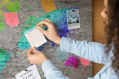 Parafatábla univerzális világtérkép mintával