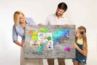Parafatábla univerzális világtérkép mintával