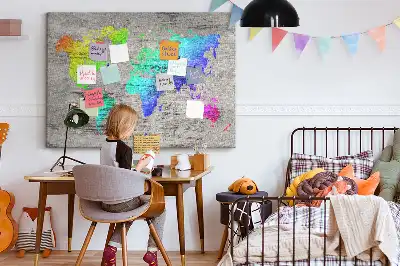 Parafatábla univerzális világtérkép mintával