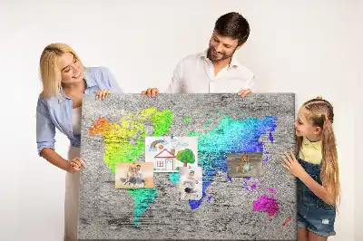 Parafatábla univerzális világtérkép mintával