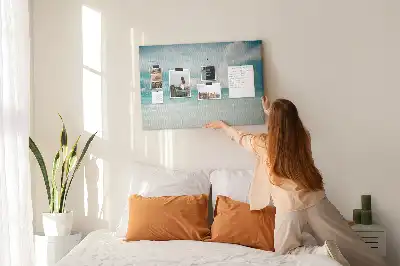 Tengeri tájkép parafatábla