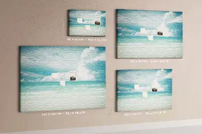 Tengeri tájkép parafatábla