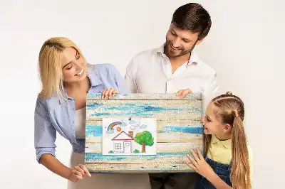 Karcos fa hatású fali parafa üzenőtábla