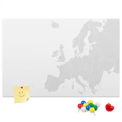 Európai kontinens felosztása parafatábla
