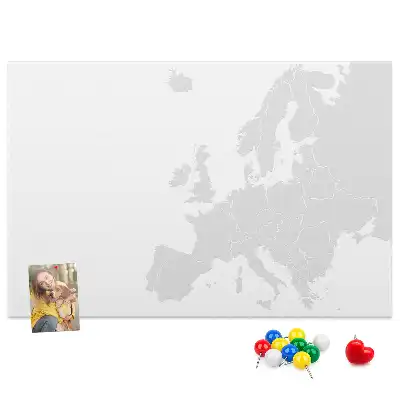 Európai kontinens felosztása parafatábla