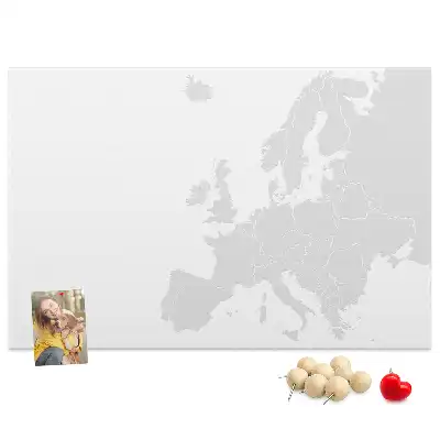 Európai kontinens felosztása parafatábla