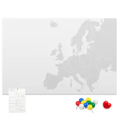 Európai kontinens felosztása parafatábla