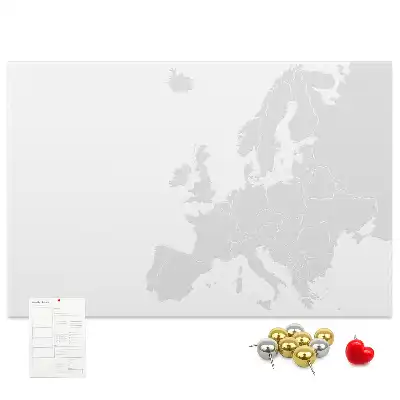 Európai kontinens felosztása parafatábla