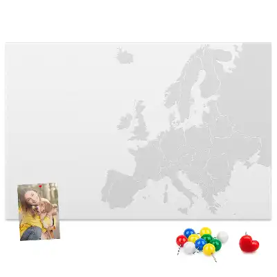 Európai kontinens felosztása parafatábla
