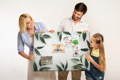 Levélkeretes parafatábla