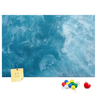 Tengerparti mintás parafa fali tábla