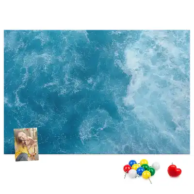 Tengerparti mintás parafa fali tábla