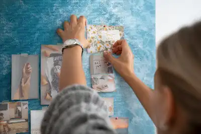 Tengerparti mintás parafa fali tábla