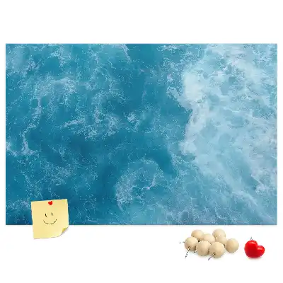 Tengerparti mintás parafa fali tábla