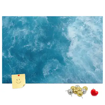 Tengerparti mintás parafa fali tábla