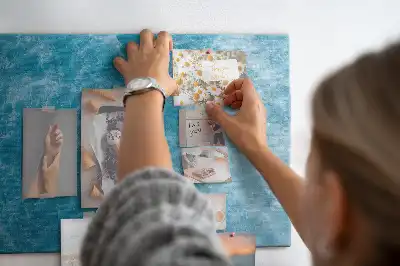 Tengerparti mintás parafa fali tábla