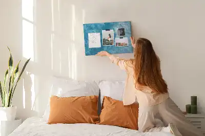 Tengerparti mintás parafa fali tábla