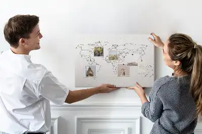 Fali parafa üzenőtábla utazó vándor idézettel