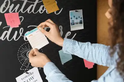 Parafa üzenőtábla Utazás és kaland mintával